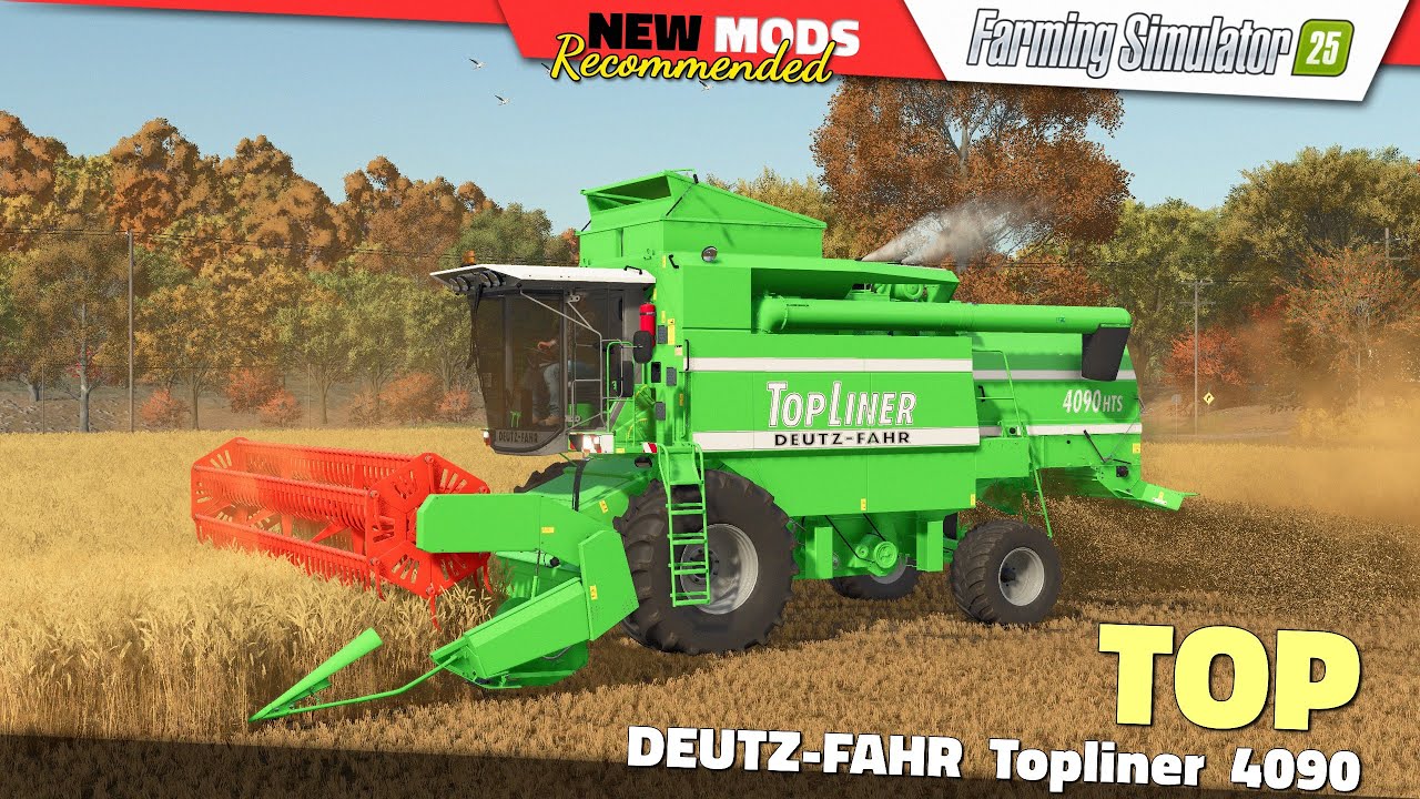 FS25 | DEUTZ-FAHR Topliner 4090 - Farming Simulator 25 Mods Review QHD