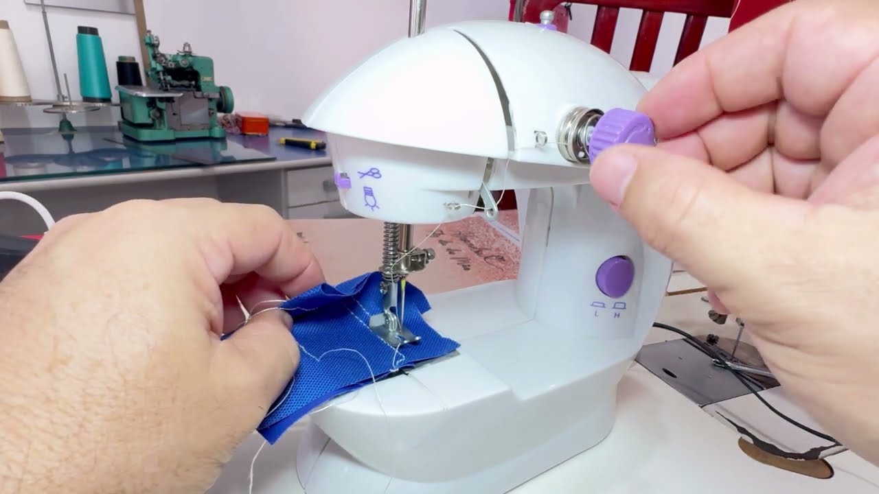 COMO REGULAR A MÁQUINA DE COSTURA MINI NÃO ESTÁ COSTURANDO