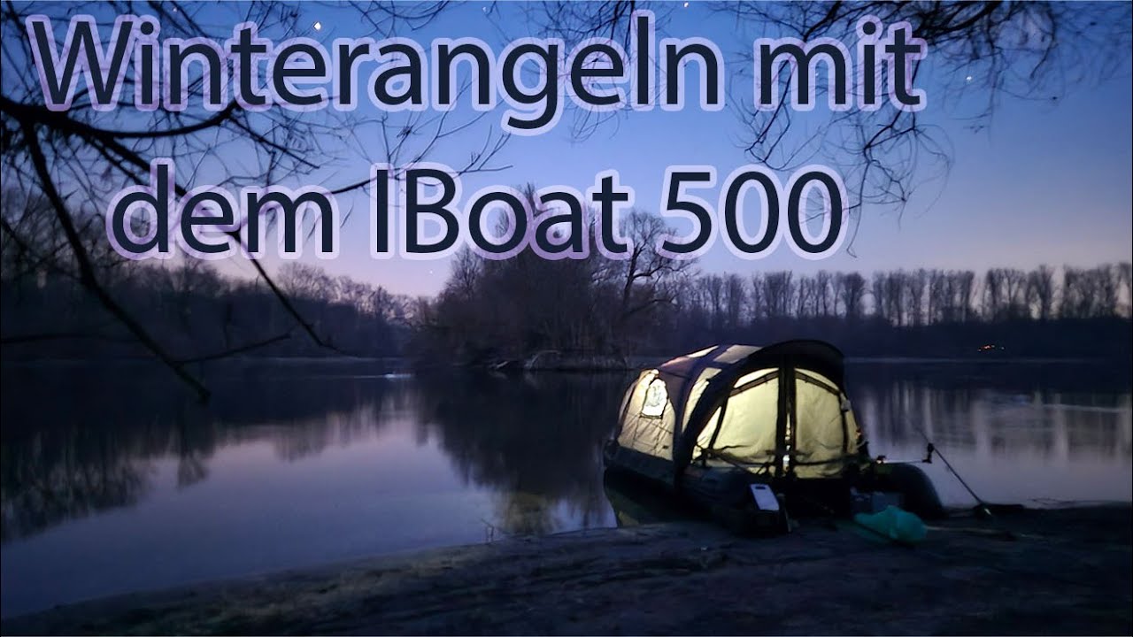 Angeln im Januar mit dem IBoat 500