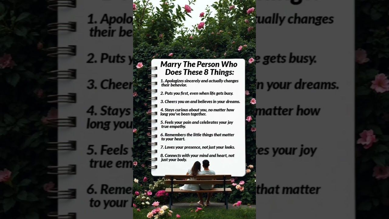 Marry The Person Who | #tricks #psychology #motivation #shorts #selfimprovement #marriage #life