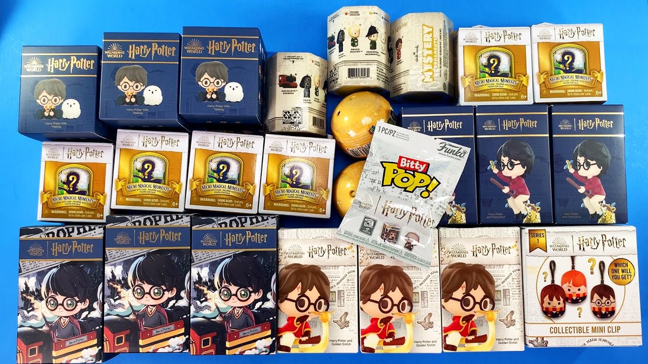 Harry Potter Popmart ASMR mystery surprises satisfying unboxing NO Talking Video