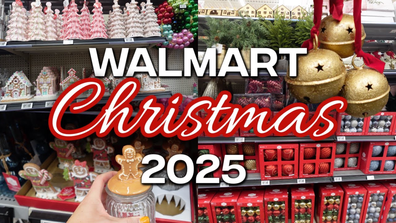 🎄Рождественский декор Walmart: обзор 2025 | Walmart: украшения, покупка вместе со мной
