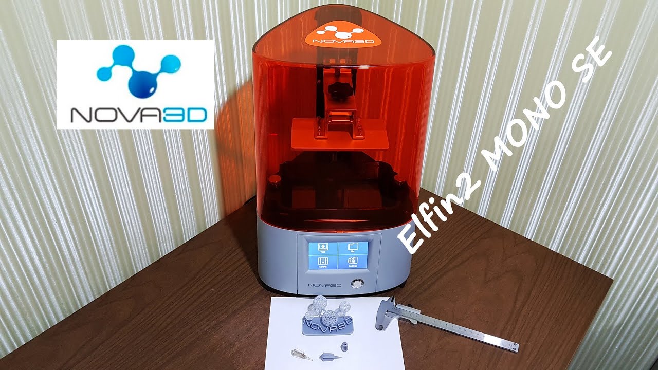 ⚡Elfin2 MONO SE⚡ Распаковка, Обзор, Пробная печать, UV MSLA технология👈