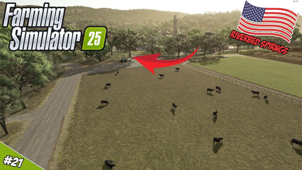 'BUFFELS EN ANGUS KOEIEN VERWELKOMEN!' Farming Simulator 25 Riverbed Springs #21