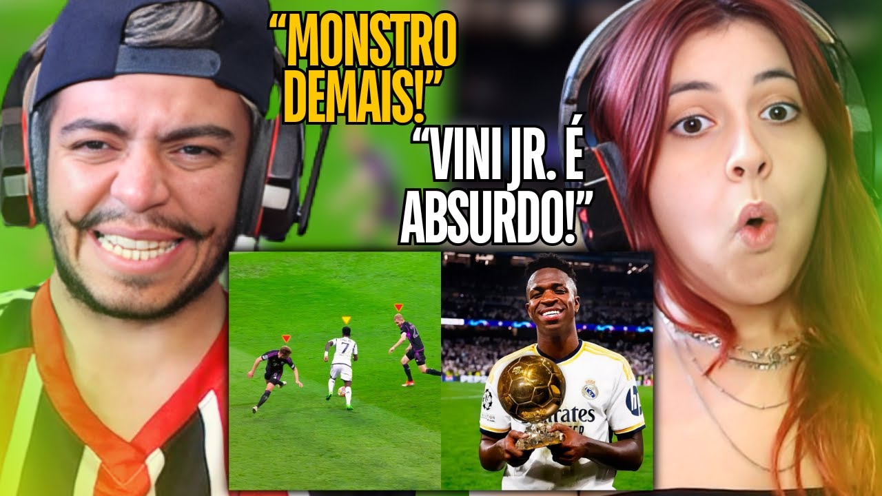 A INCRÍVEL TEMPORADA DE VINICIUS JUNIOR! BOLA DE OURO 2024 REACT EM CASAL