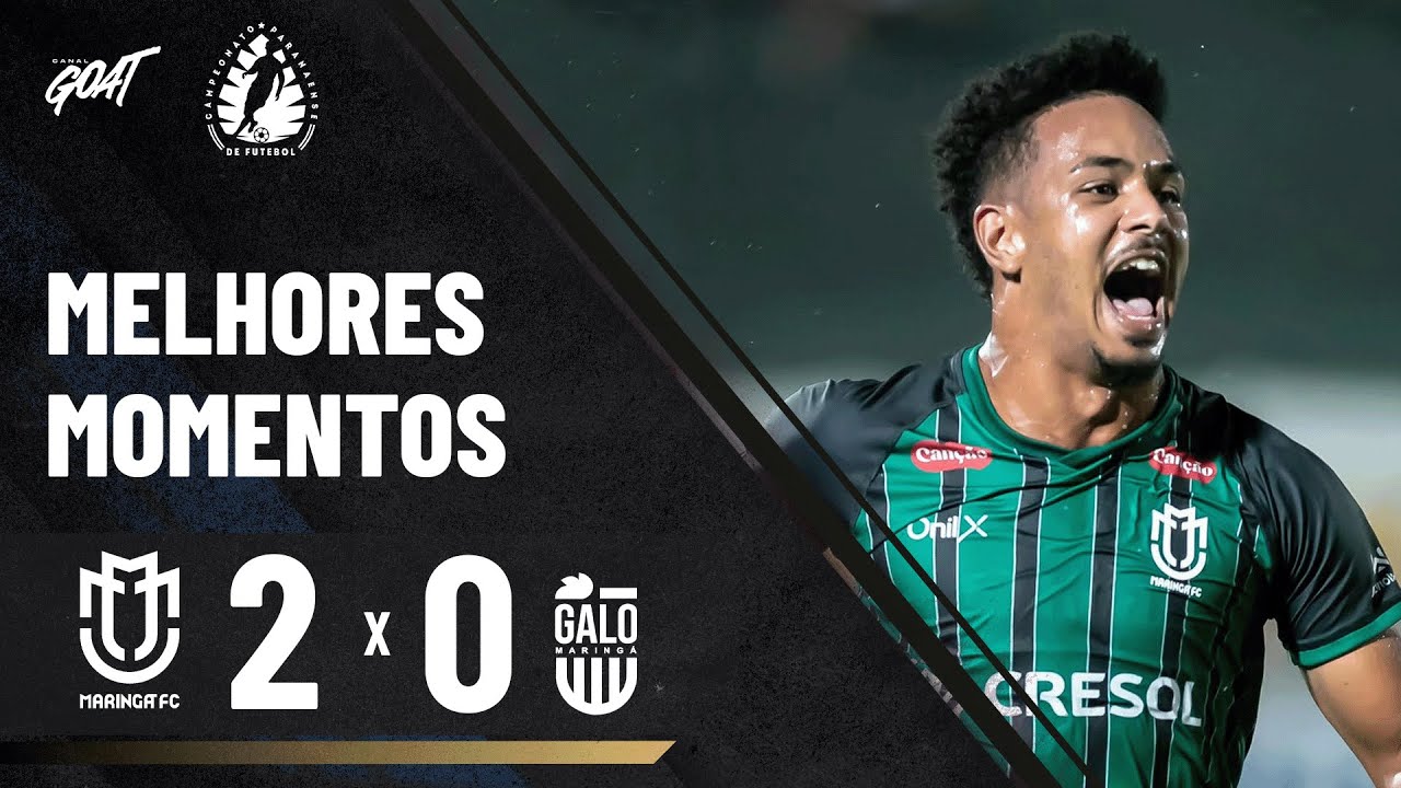 GABRIEL SOUZA BRILHA, MARING&Aacute; VENCE O GALO MARING&Aacute; E SE GARANTE NA ELITE DO PARANAENSE!