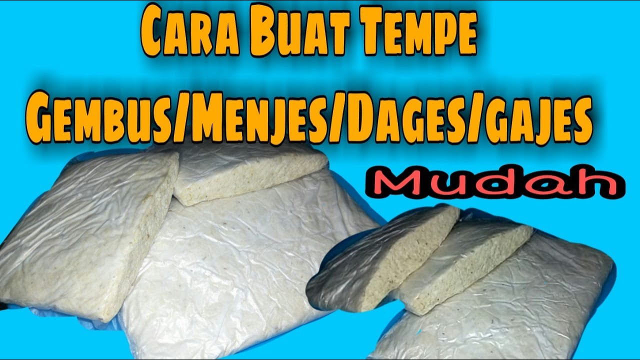 Cara membuat Tempe Gembus/gajes/menjes/dages||mudaahhh