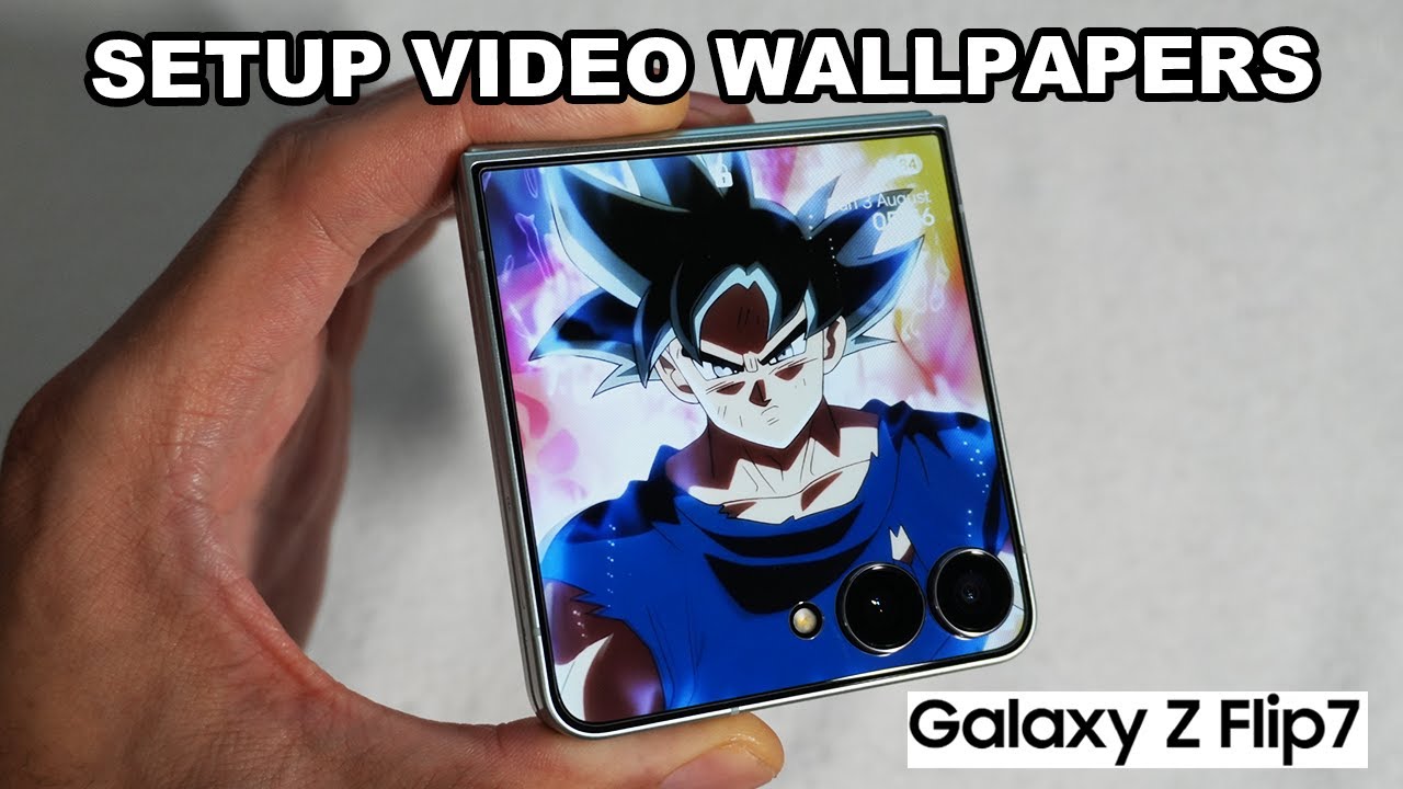 How To Setup Video Wallpapers On Your Samsung Galaxy Z Flip 7 Cover Screen