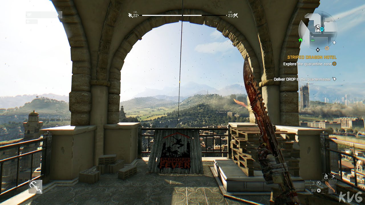 Dying Light - Tower Run (Parkour Fever) - Open World Free Roam Gameplay (PC UHD) [4K60FPS]