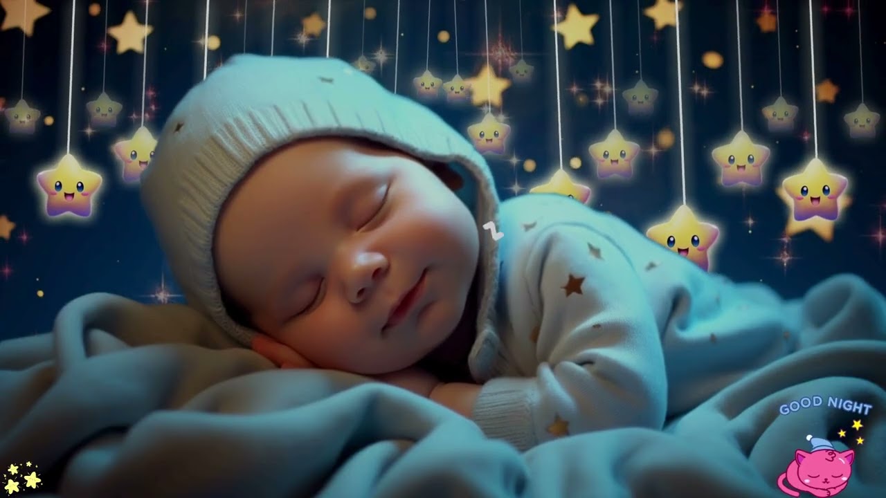 Baby Sleep Music 🌙 Baby Deep Sleep Instantly in 3 Minutes 💤 Calm Bedtime 🎶 Mozart & Brahms Lullabies