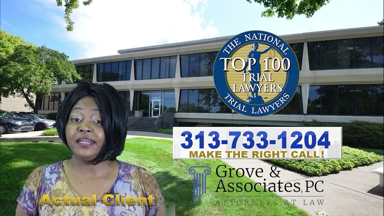 #1 Detroit Michigan Accident Attorney - I called 313-733-1204, Justin Grove, settled my case!