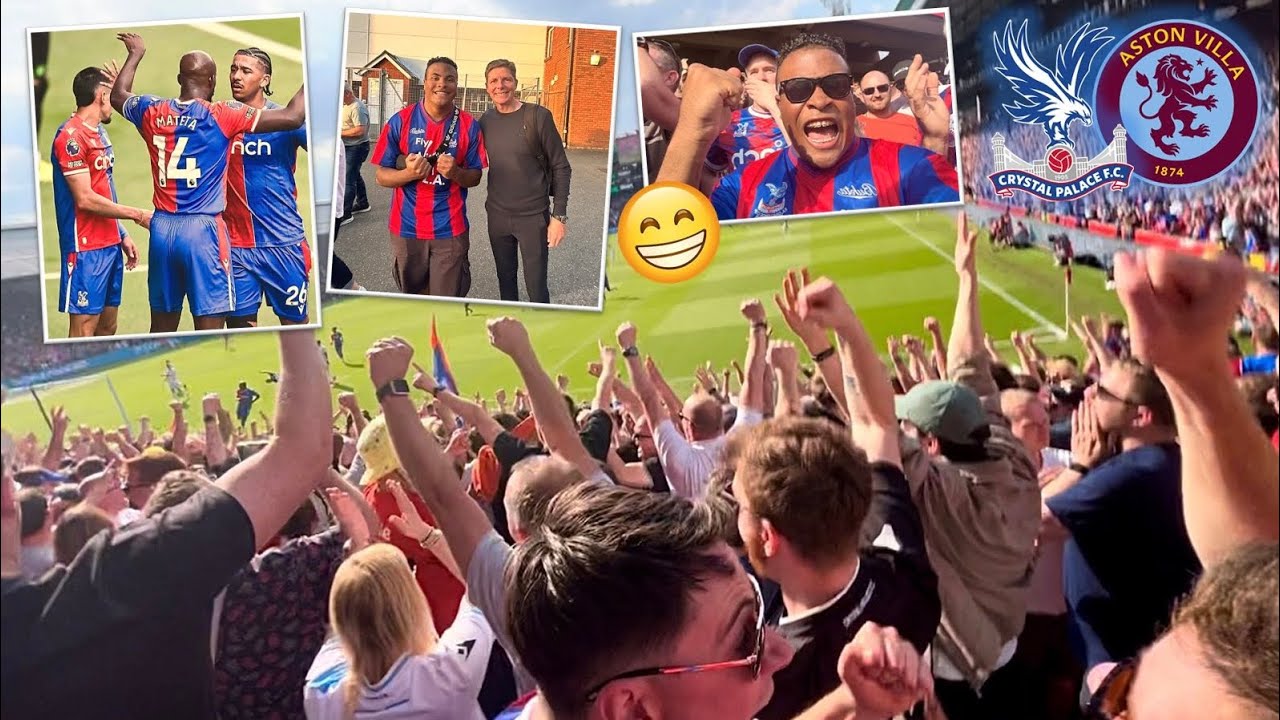 CRYSTAL PALACE 5-0 ASTON VILLA VLOG *MATETA GRABS A HATTRICK AS WE CRUISE TO FINISH IN THE TOP 10 🦅*