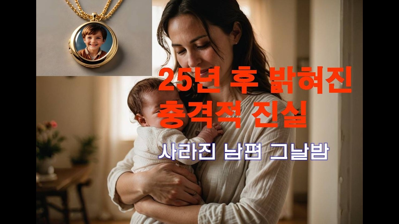 25년 후 밝혀진 충격적 진실(사라진 남편 그날밤)