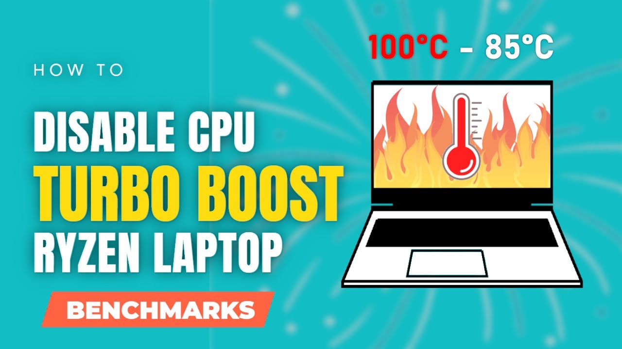 How to Disable CPU Turbo Boost - Ryzen laptop | Fix Overheating