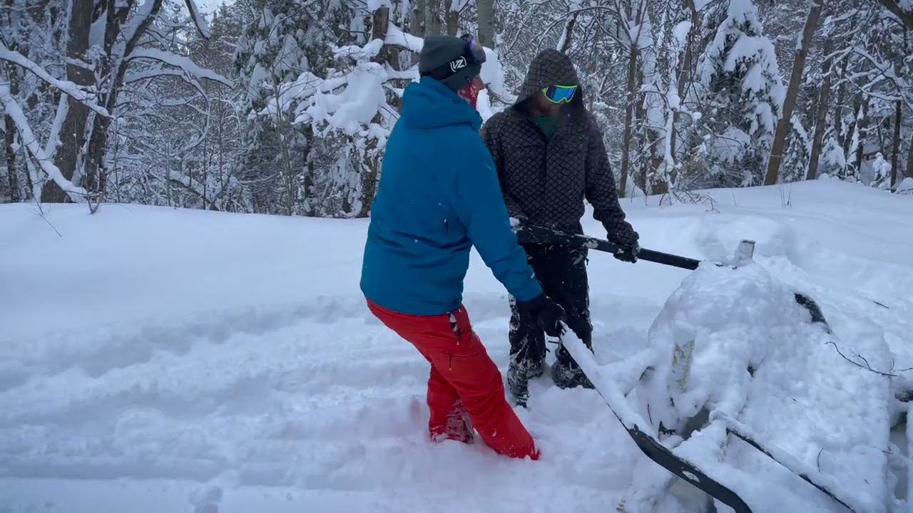 CAN-AM Defender Max Limited Snow Grooming Trails with SNO MASTER 72
