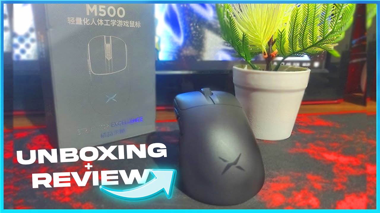 Delux M500:O MELHOR Mouse Gamer Custo-Benefício| Unboxing + Review Completo!