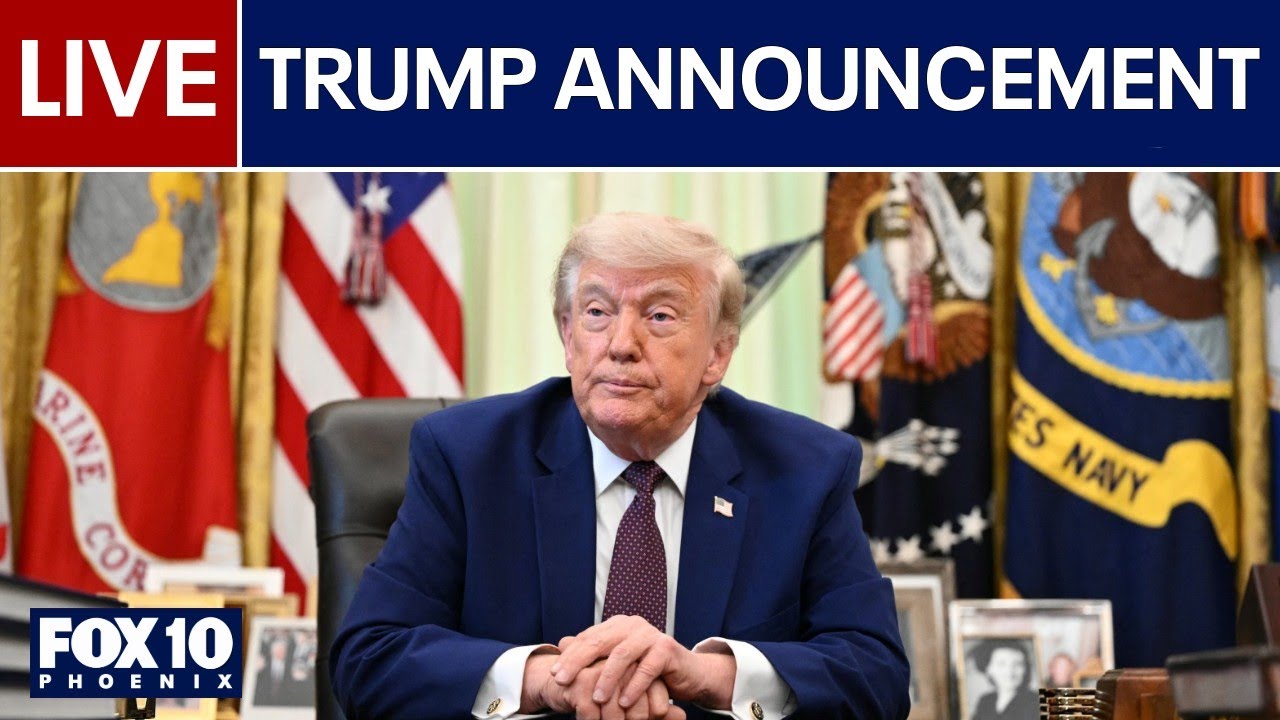 🔴LIVE: President Trump makes major announcement from the White House | FOX 10 Phoenix