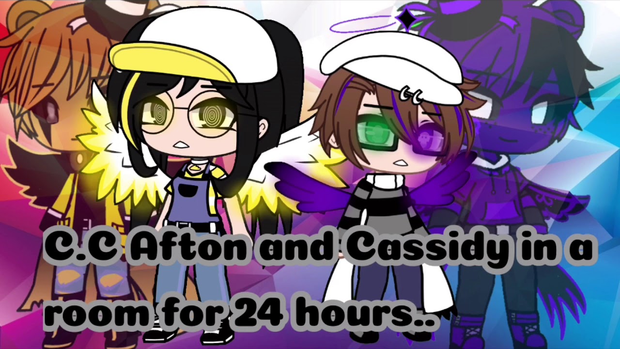 C.C Afton and Cassidy stuck in a room for 24 hours/Challenge/I do not ship Cassidy x C.C/AU/FNAF