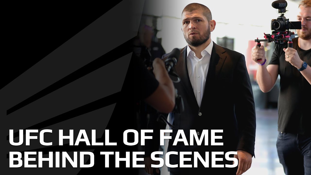 [EXCLUSIVE] 2022 UFC Hall of Fame induction | Behind the Scenes with Khabib Nurmagomedov
