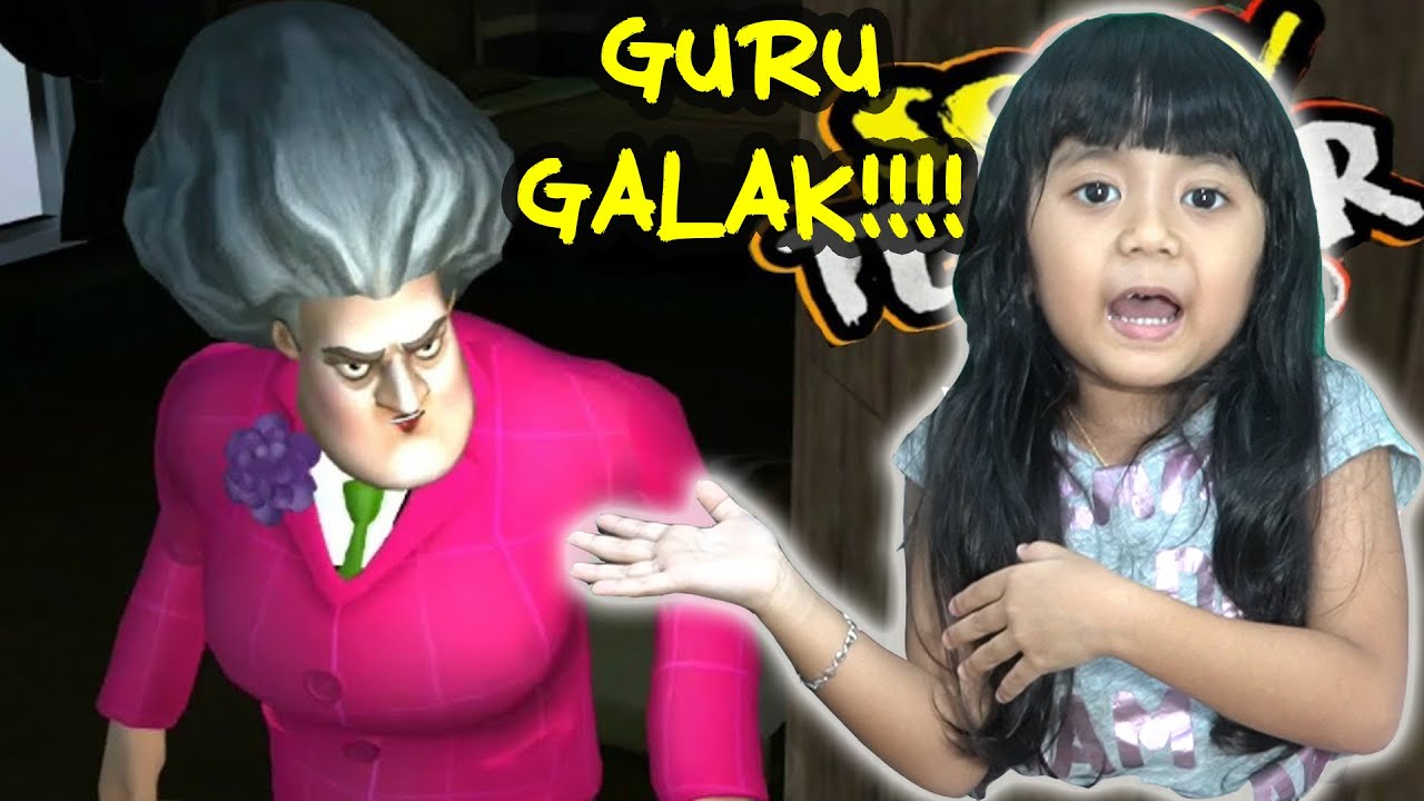 SAMANTHA KETEMU GURU GALAK😱😱 DI ROBLOX SCARY TEACHER