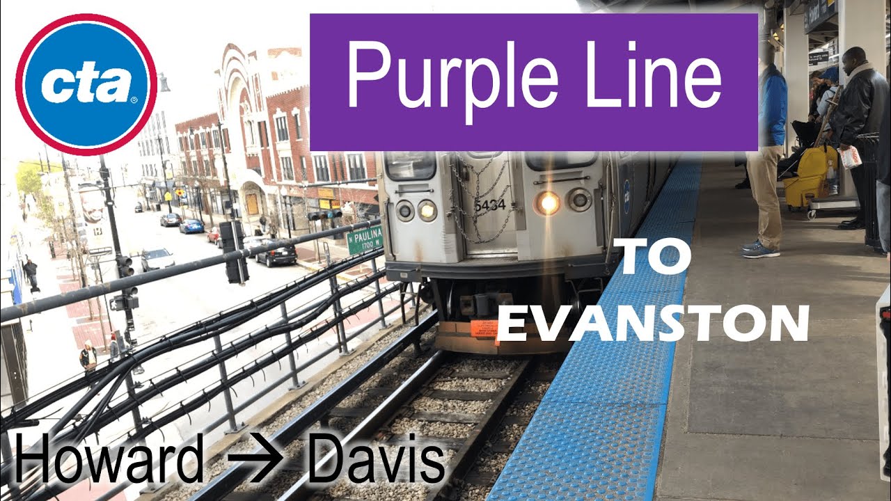 Let's Ride the Rail - CTA Purple Line from Howard to Davis