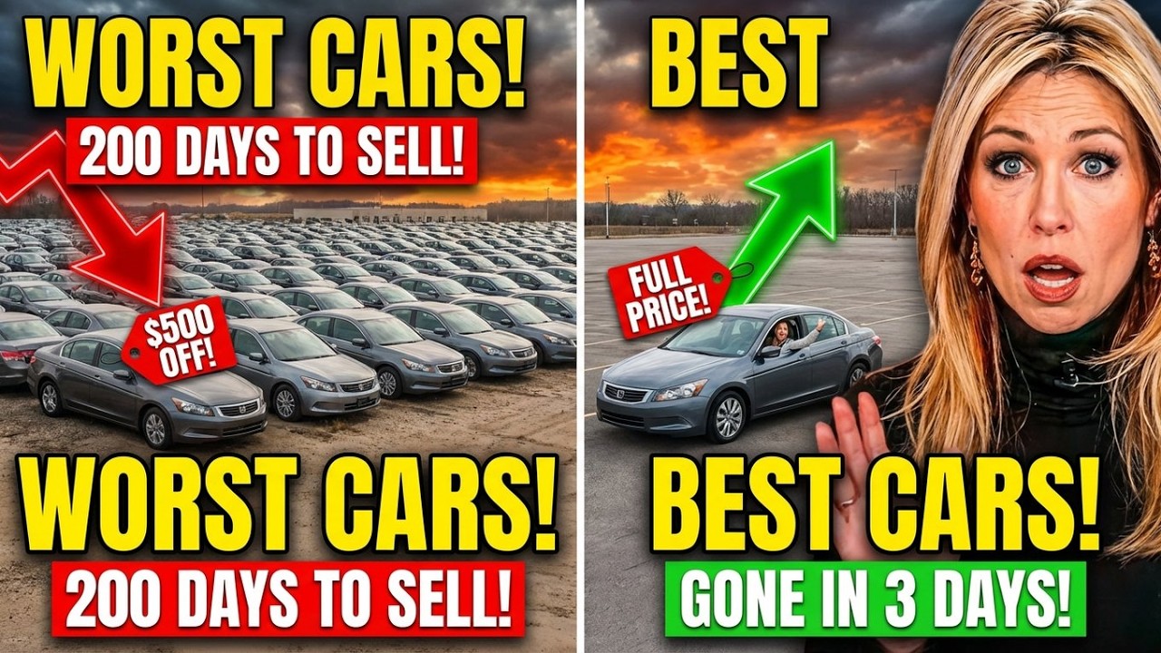 8 WORST vs 6 BEST Selling Cars April 2026 &mdash; 200 Days vs 3 Days!