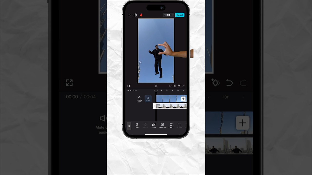 How to Create that SUPERHERO Landing Effect in Capcut. Falling out of the sky
