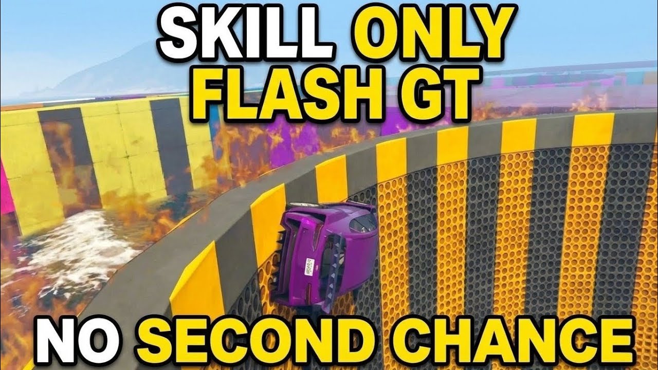 Flash GT Skill Test on LK ZERO21 Track | GTA 5 Online Parkour