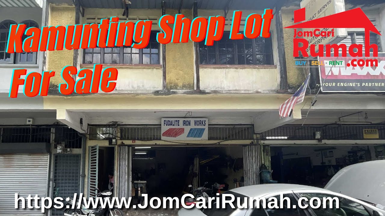 Kamunting Shop Lot For Sale 😍 店屋出售