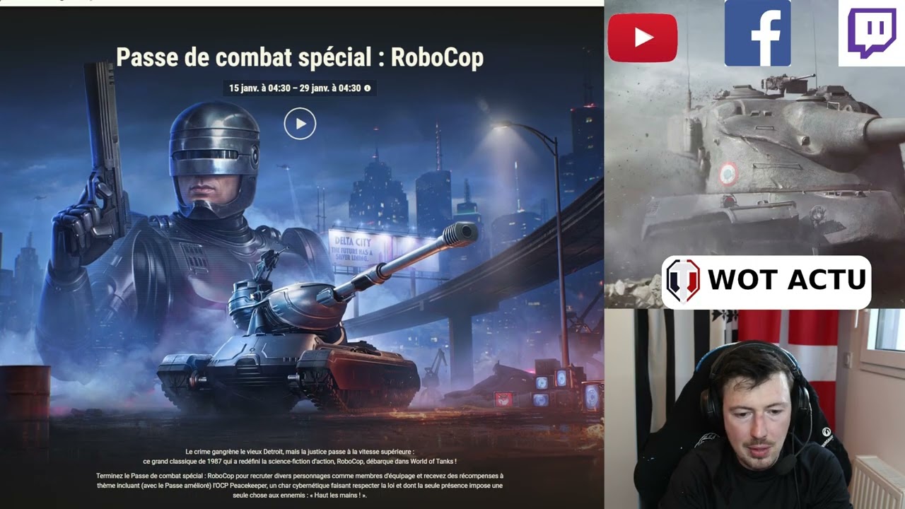 #WOTACTU 134/ BP Robocop / Ajout de char
