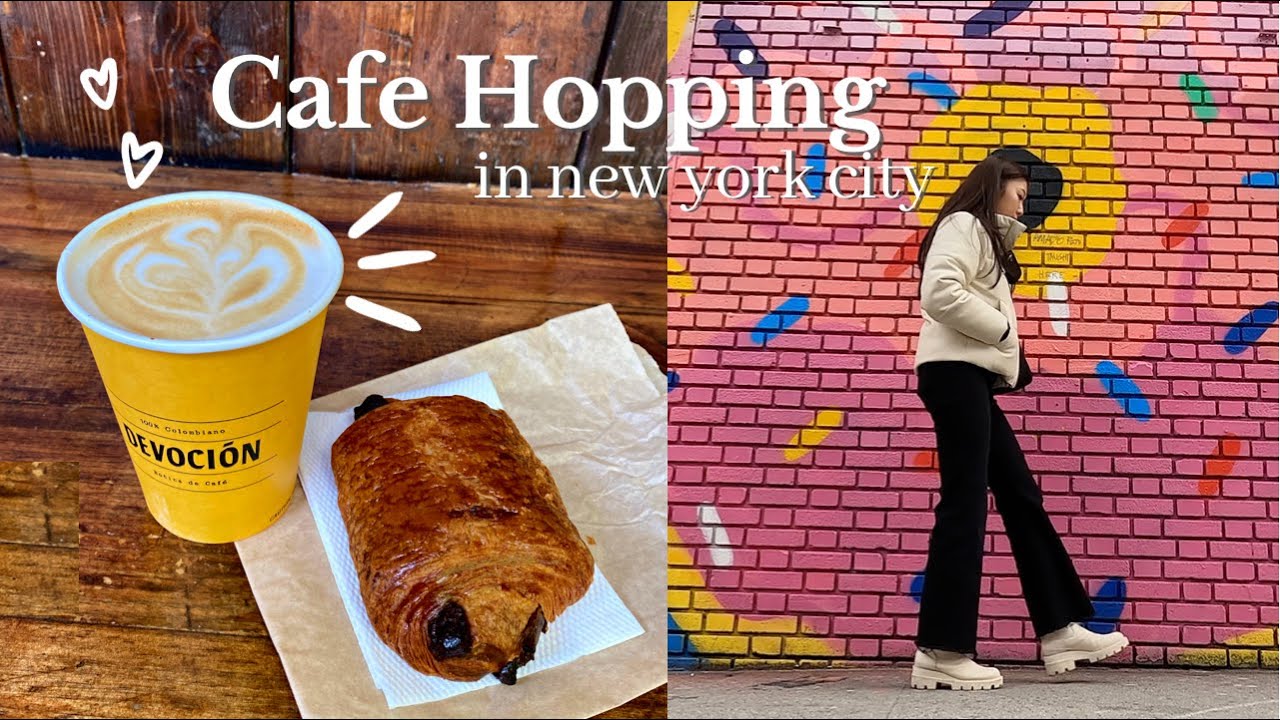 cafe hopping in NYC☕ (williamsburg) | brooklyn vibes, latte art, japanese cafe, & a lot of plants🌱