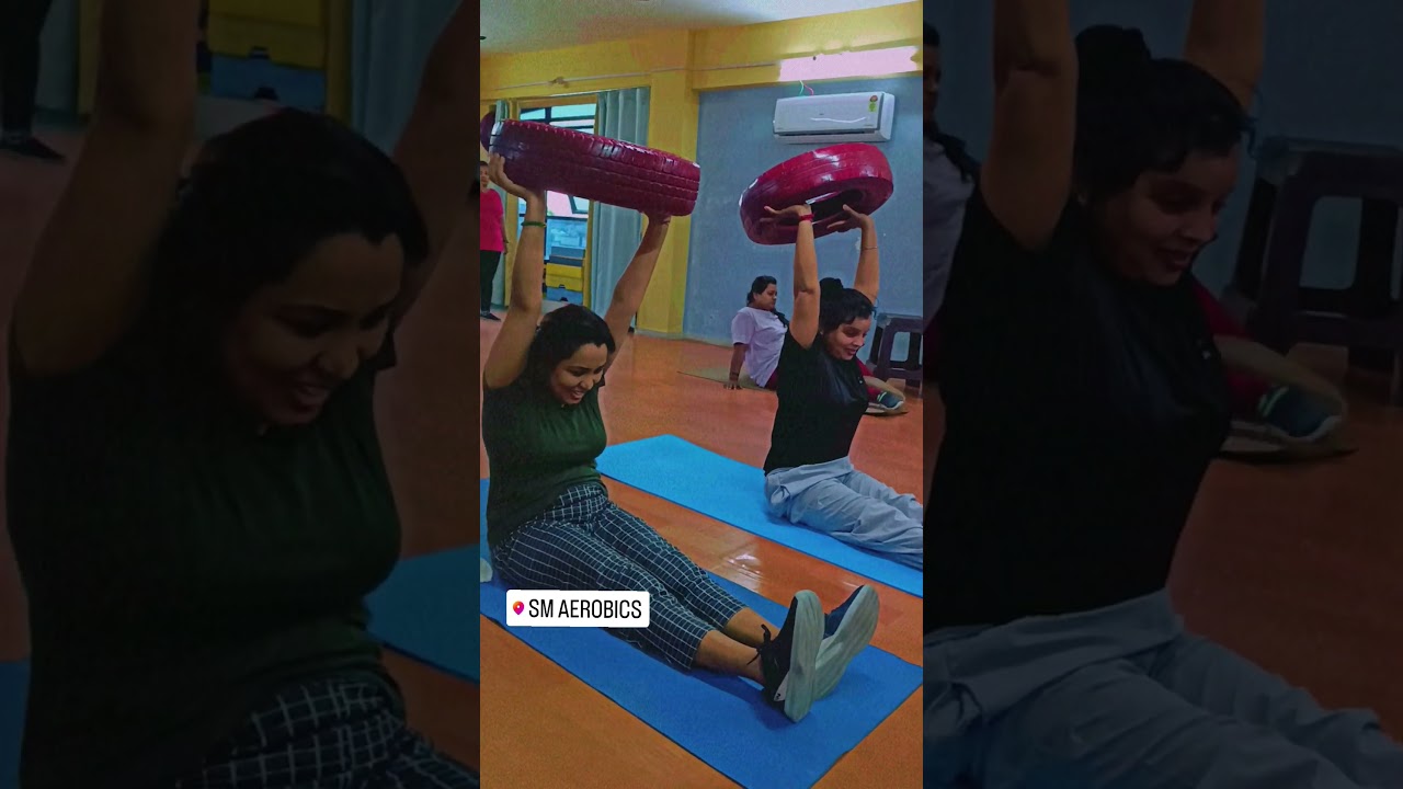 Gym Ball And Tyre Workout|SM Aerobics 