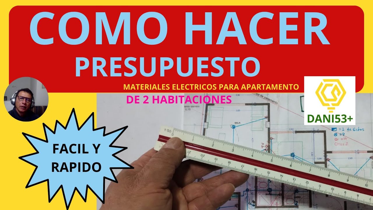 COMO HACER  PRESUPUESTO MATERIALES ELECTRICOS