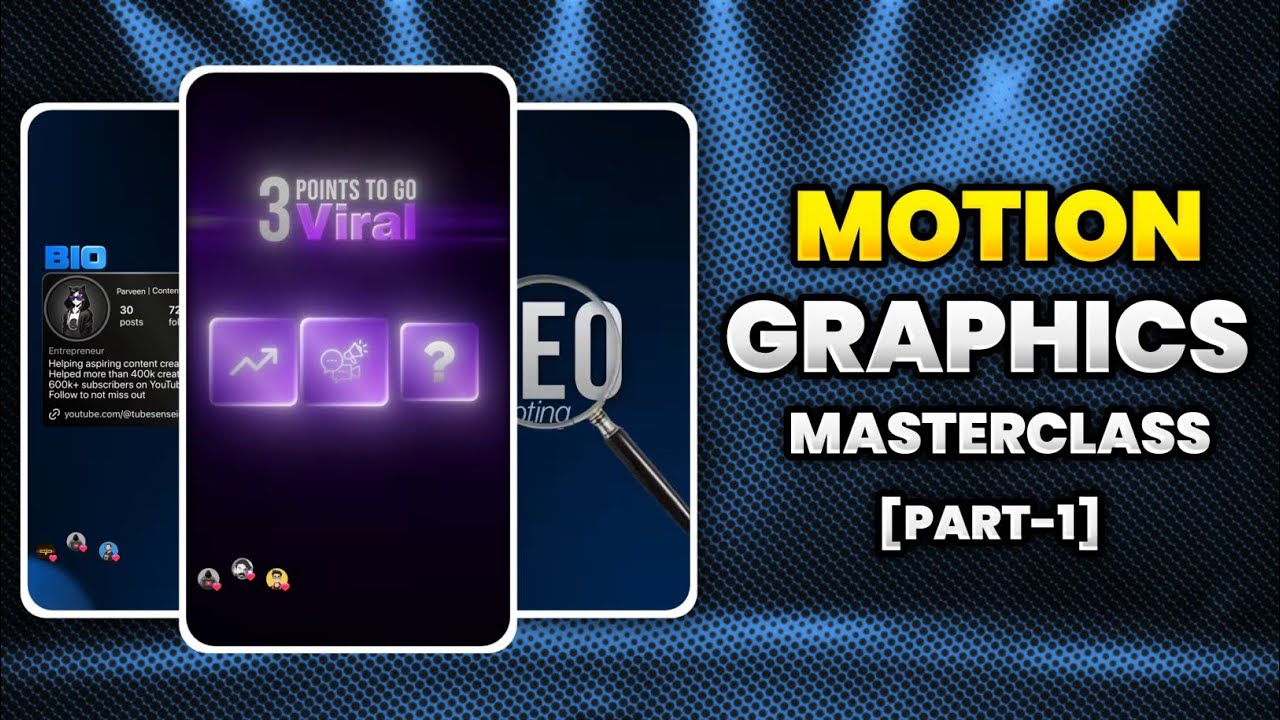 Advance Motion GRAPHICS Editing in Mobile Like PC [ Part 1 ] 
