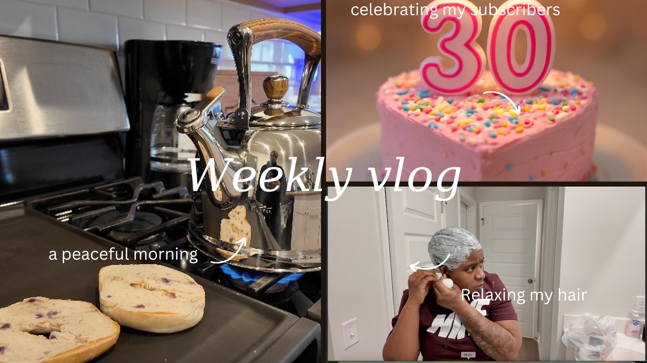 Relaxing my hair (again)/celebrating my subscribers with a FREE GIVEAWAY/Shopping for prom