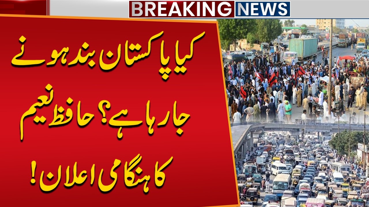 Protest Call | Petroleum Levy Ends? Ameer JI Hafiz Naeem  Huge Announcement | Public News