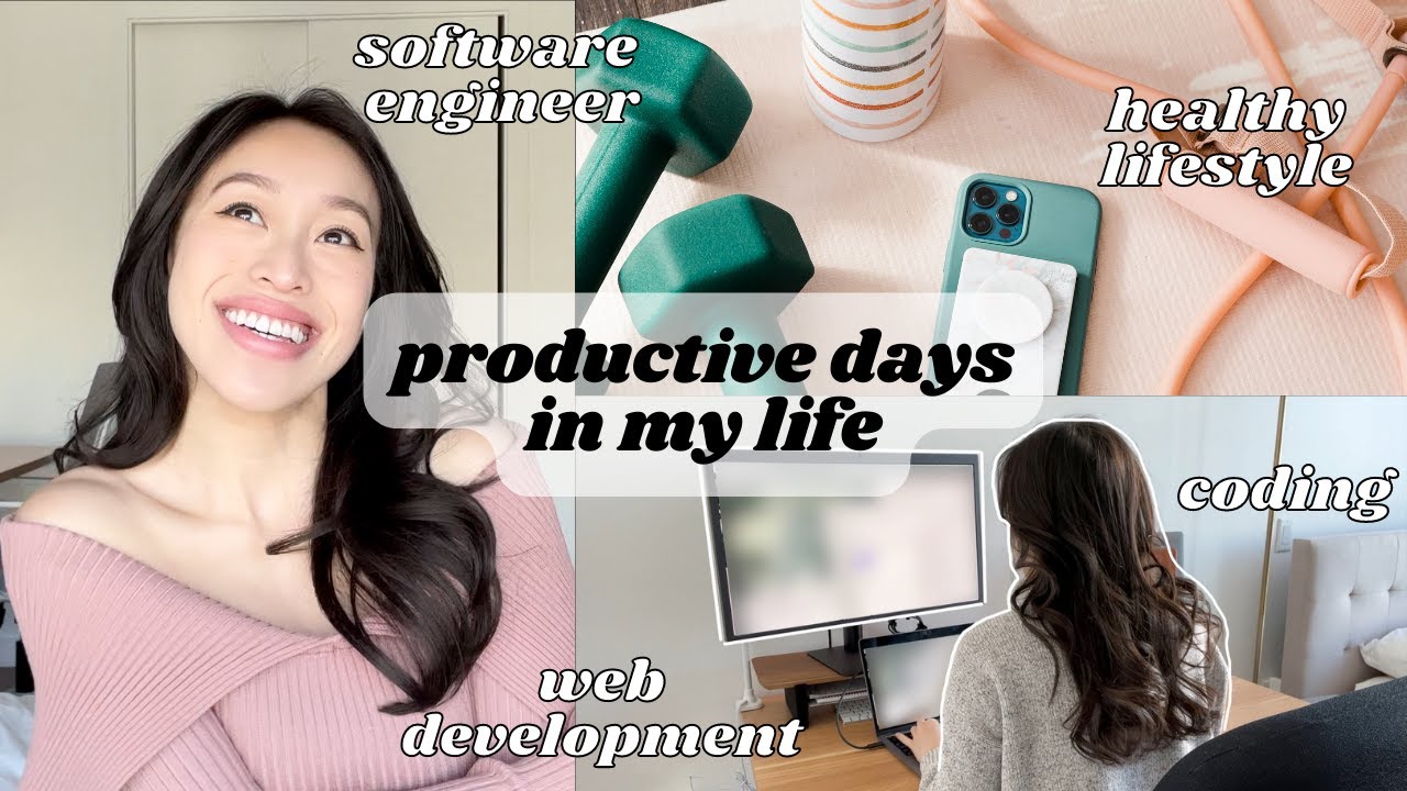 PRODUCTIVE DAYS IN MY LIFE | web dev, fitness, coding