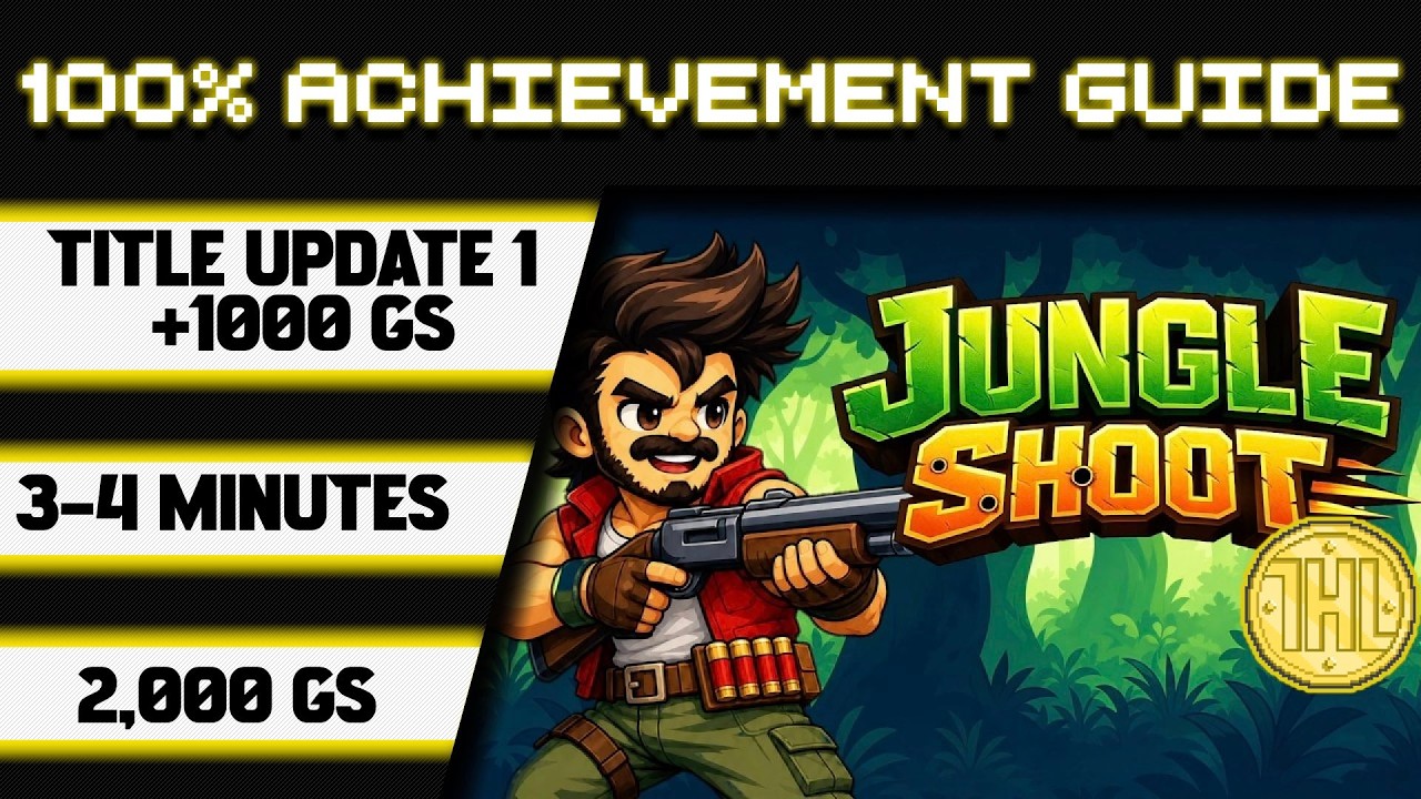 Jungle Shoot: Title Update 1 &mdash; Гайд по получению 100% достижений * 1000GS за 3-4 минуты *