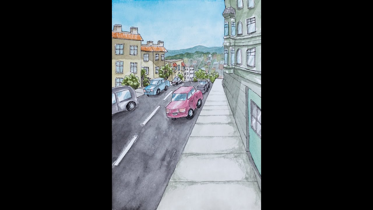 Woman Walking - illustration for 