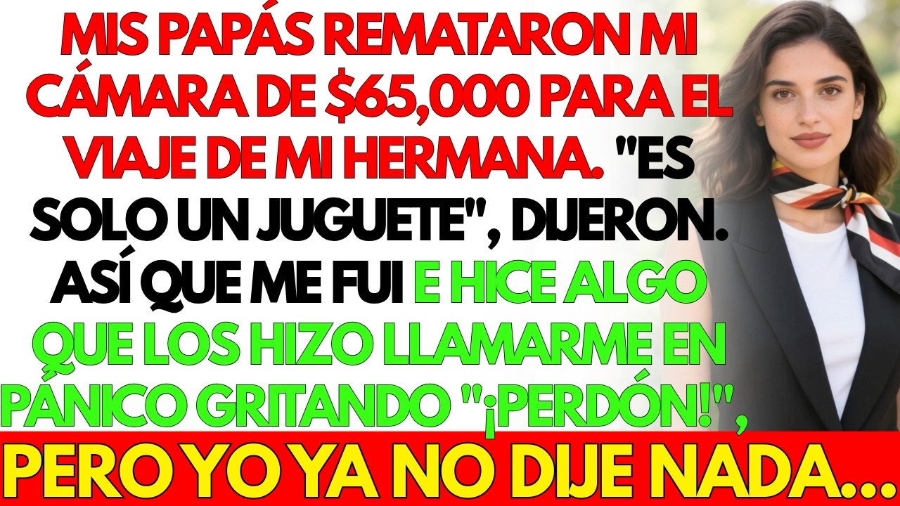 Mis Papás Vendieron mi Cámara de $65k para el Viaje de mi Hermana. Me Mudé e Hice Esto...