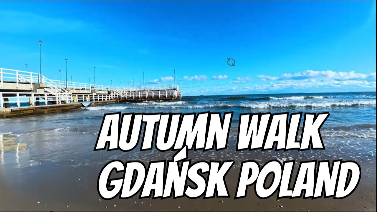 Jesienny spacer po lesie w Gdańsku + Molo Brzeźno Gdańsk + Park Reagana Jesień Gdańsk