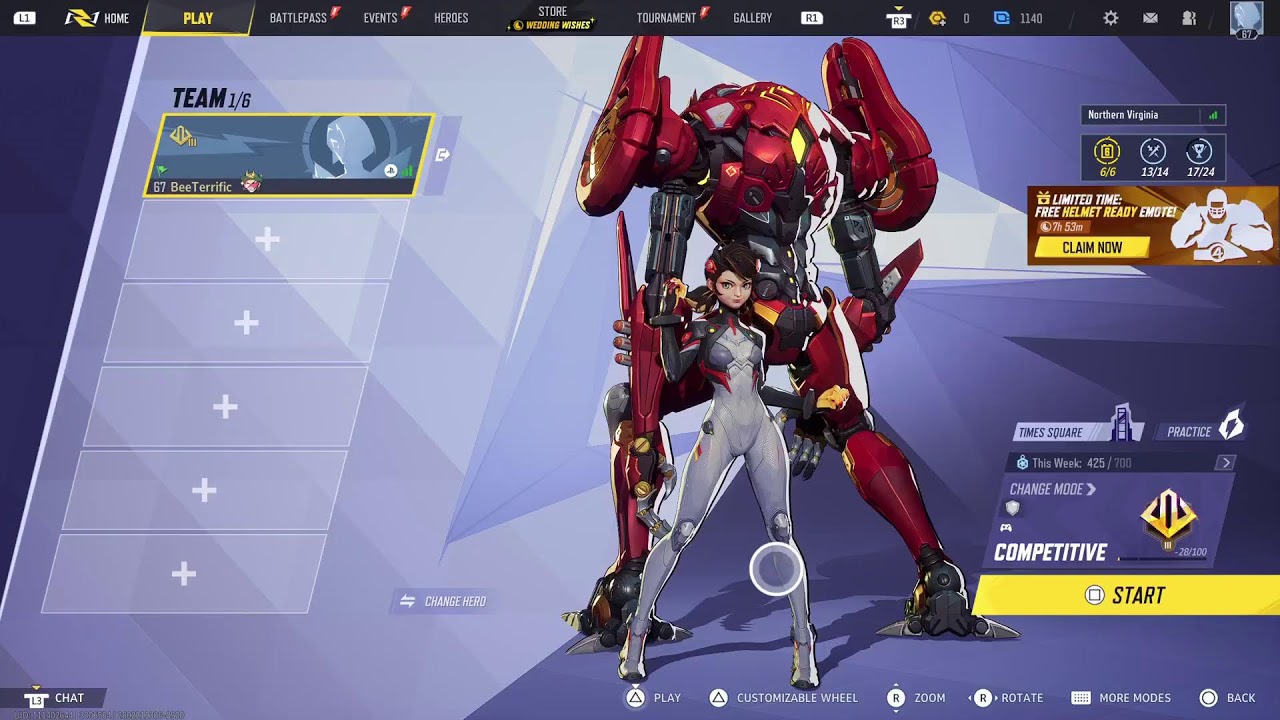 Marvel Rivals | February 21, 2026    Gold 3,  Season 6.5 Comp