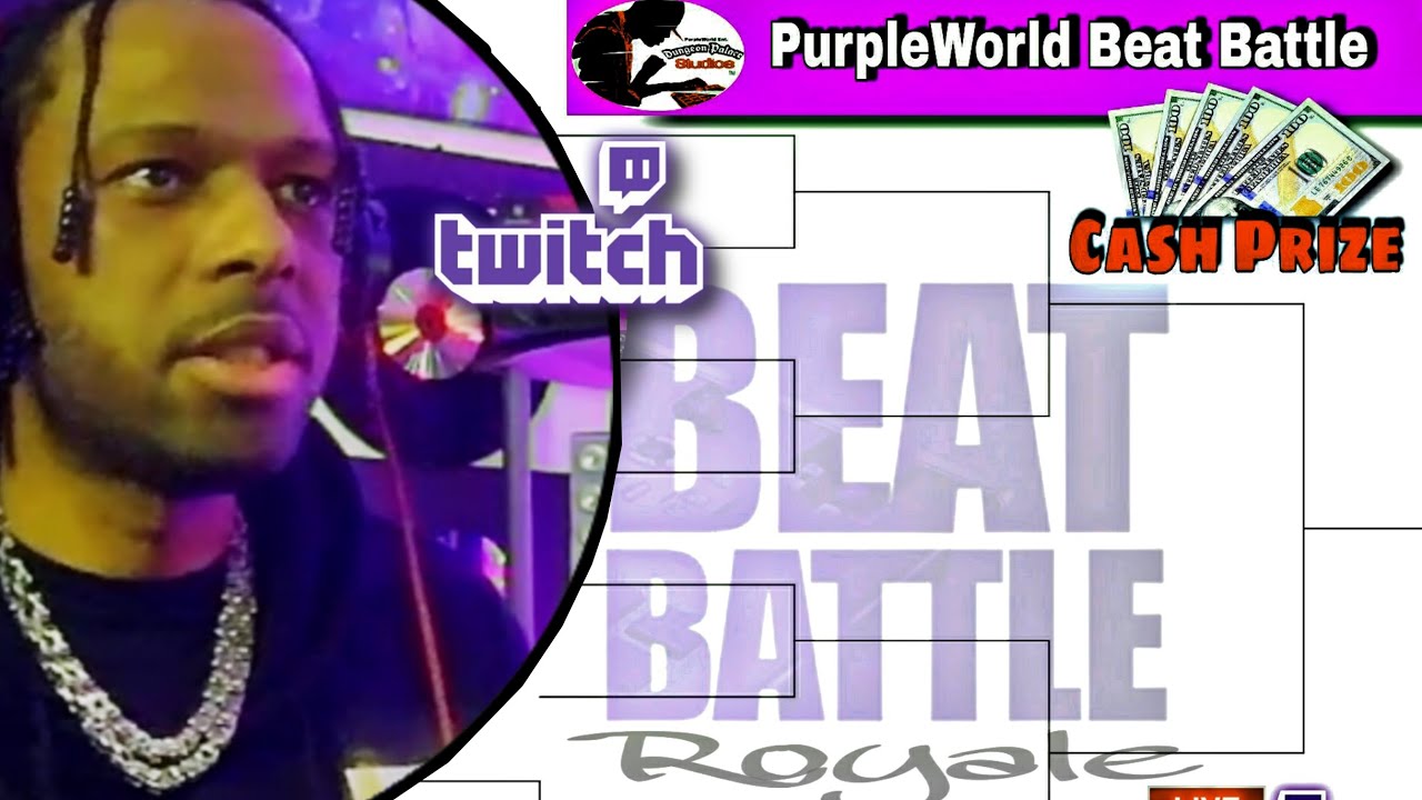 PurpleWorld Beat Battle 36  - Watch these Beat Making Producers Battle - Twitch STREAM  3/12/24