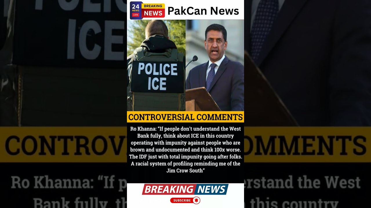 Ro Khanna Criticizes Israeli Military Actions, Fuels Political Discussion | PakCan News