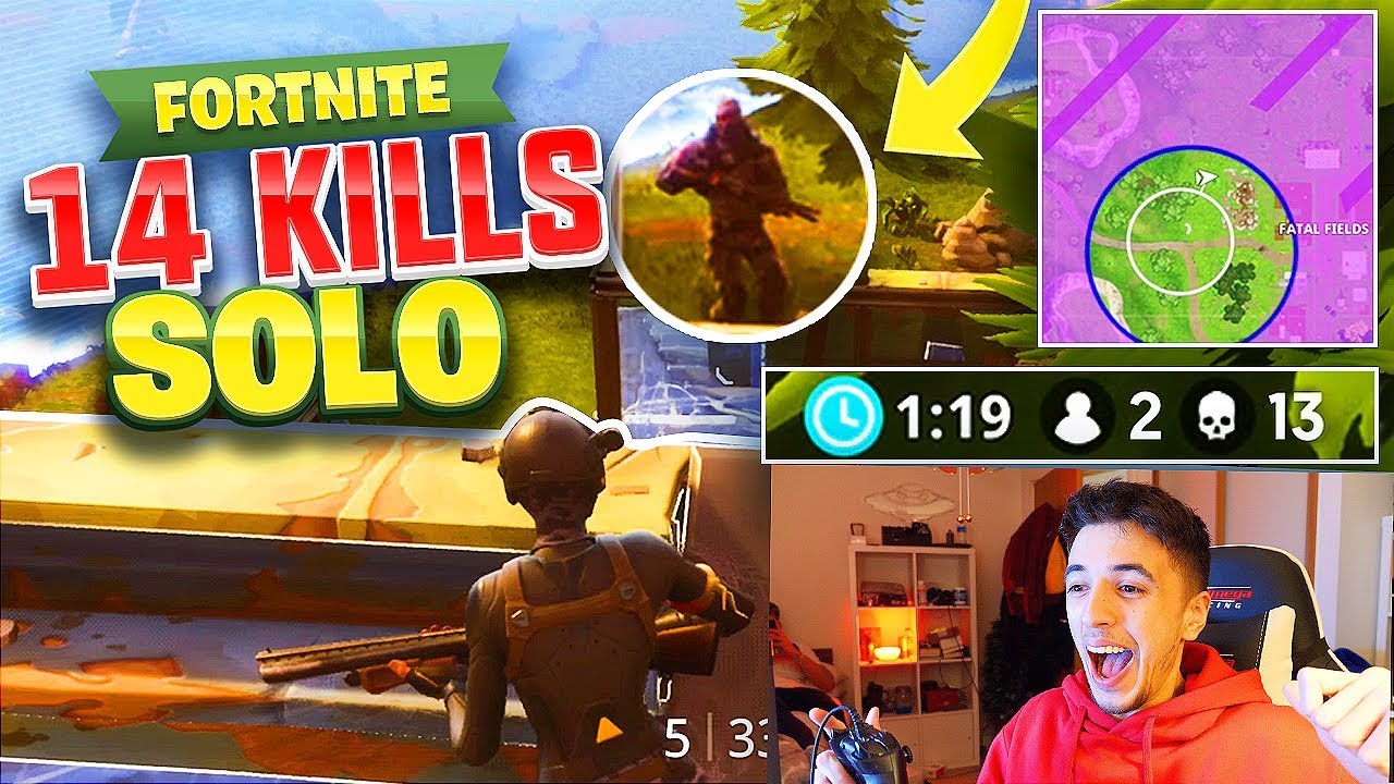MY HIGHEST KILL SOLO WIN ON FORTNITE BATTLE ROYALE