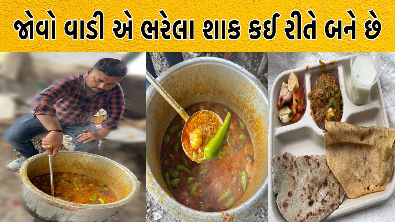 જોવો વાડી એ ડ્રાયફ્રૂટ નાખી ને ભરેલા શાક કઈ રીતે બને છે | Bharela Shaak Ni Recipe | Eat&Drive Recipe