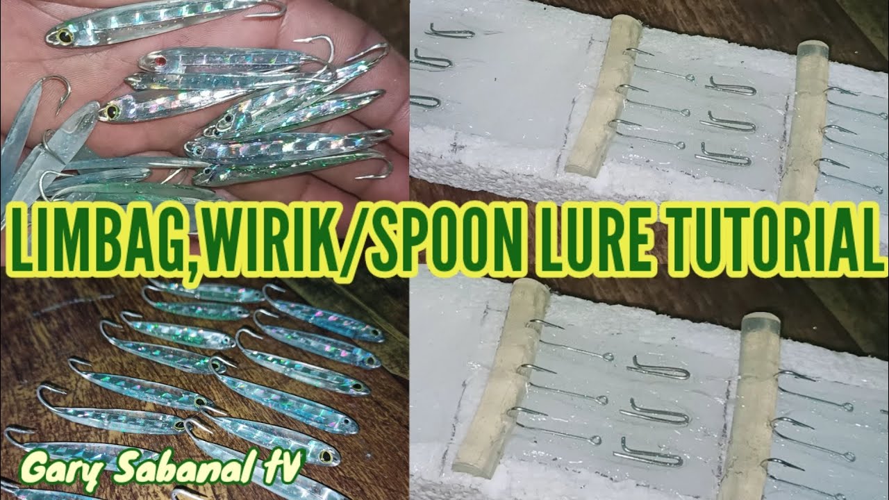 (TUTORIAL)HOW TO MAKE LIMBAG,WIRIK/SPOON LURE MASS PRODUCTION.