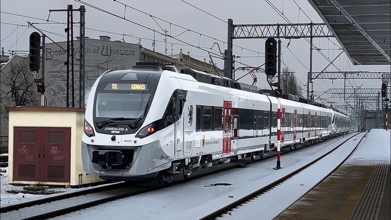 Nowe elektryczne zespoły trakcyjne #Newag #Impuls2 w Trójmieście #31WEbb-009 31WEbb-010