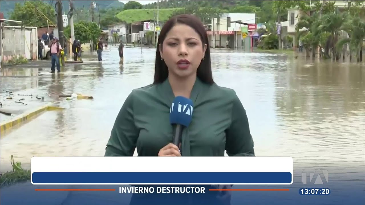 Manabí es la ciudad más afecta por las fuertes lluvias