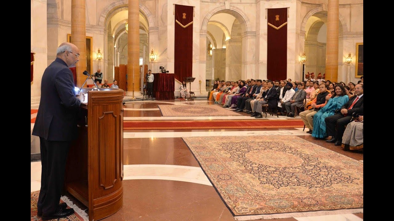 President Kovind meets young survivors of human trafficking on Womens Day